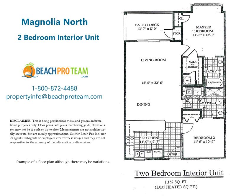 	Magnolia North 2 Bedroom Interior Unit